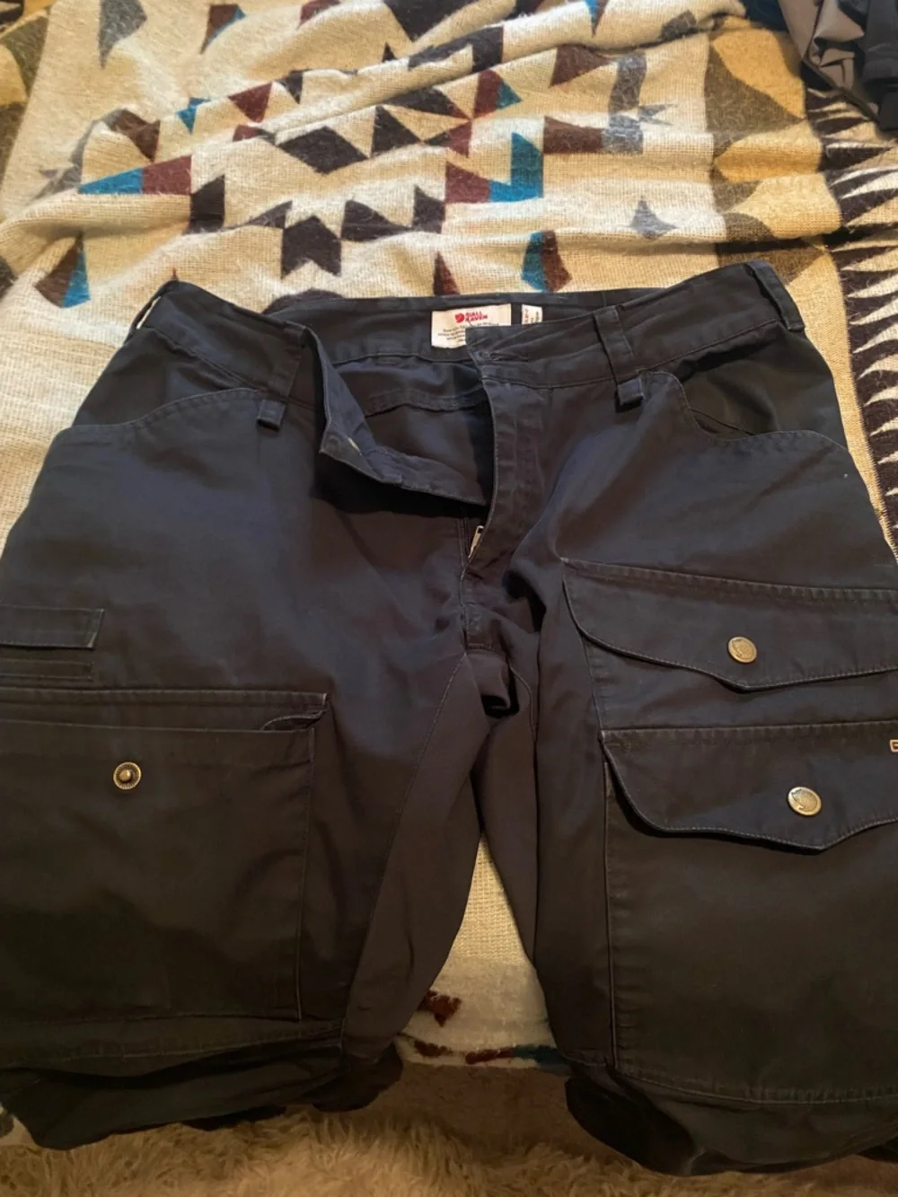 Fjallraven G-1000 Men's Cargo Pants in Black - Picture 9 of 11